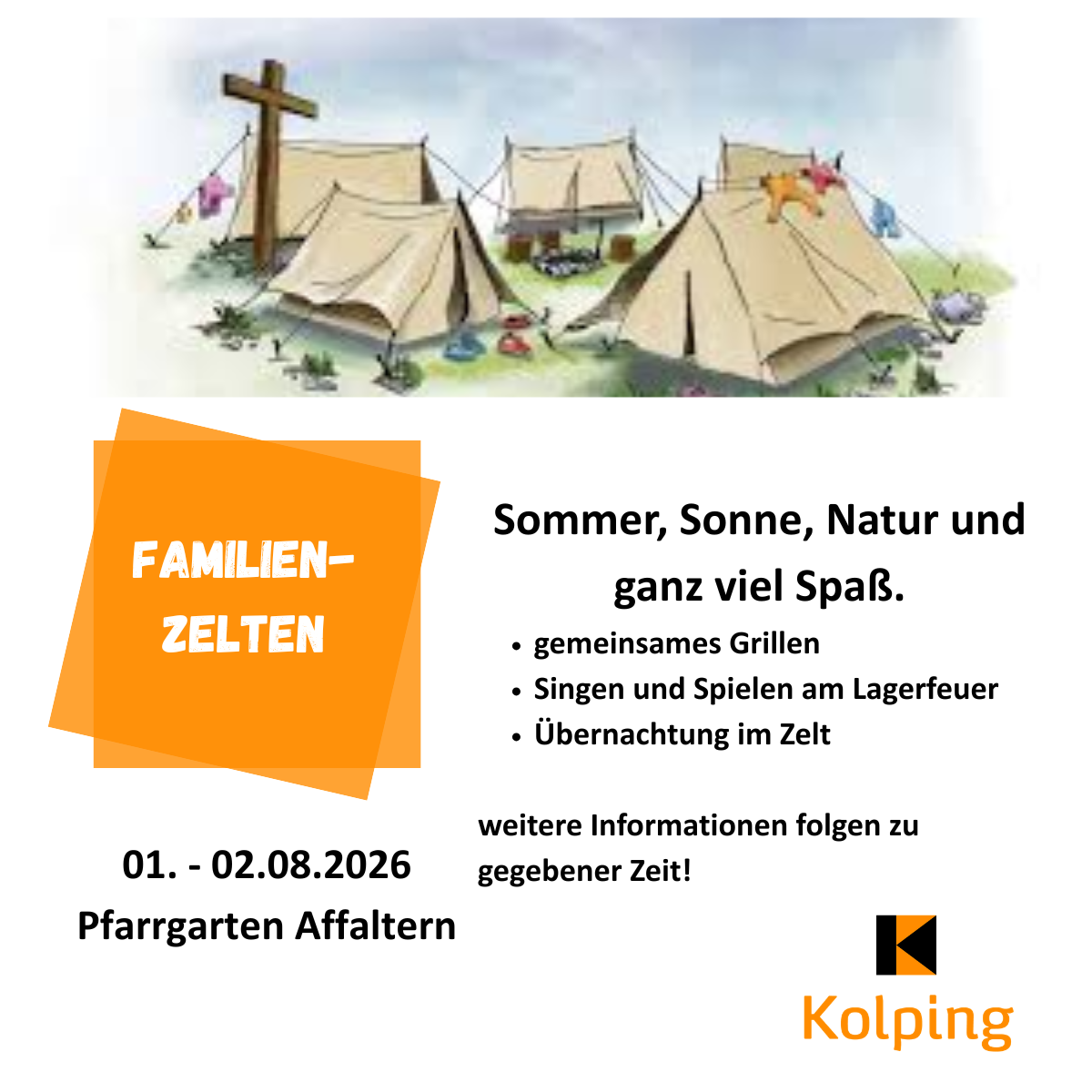 Familienzelten